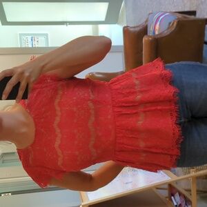 Anthropologie peplum top